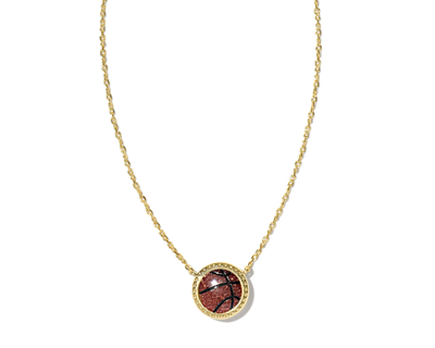 Basketball Short Pendant Necklace