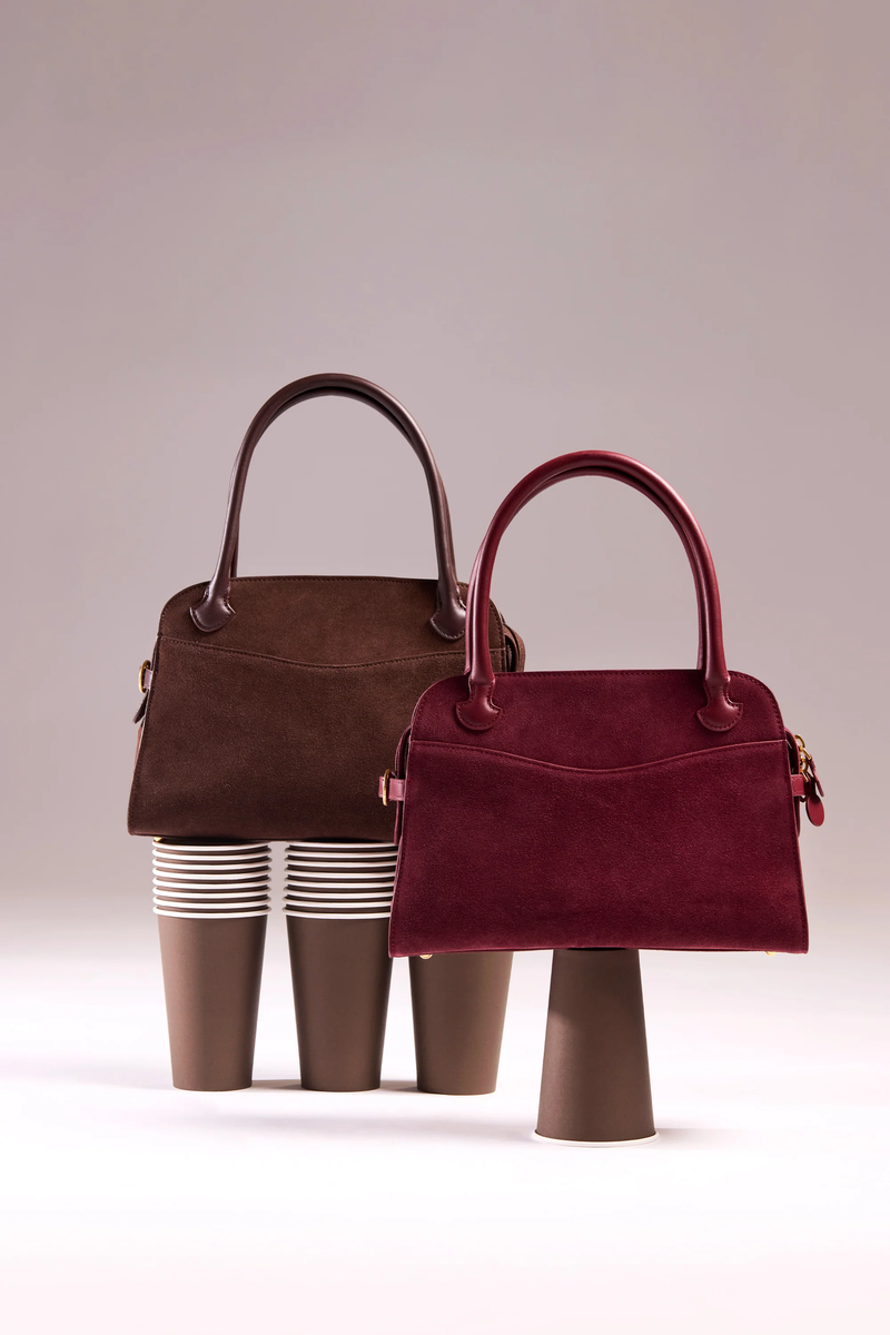 Mini Coast Leather Portfolio Satchel