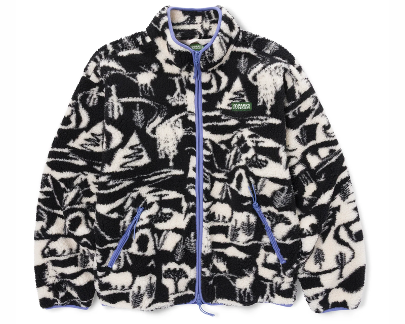 Park Shadows Full Zip High Pile Fleece | S