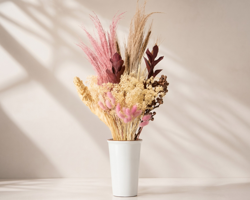 Mauve Dried Bouquet