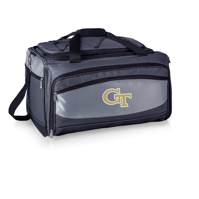 NCAA Portable Charcoal Grill & Cooler Tote