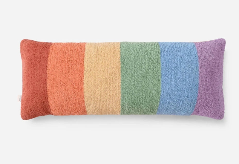 Rainbow Lumbar Pillow
