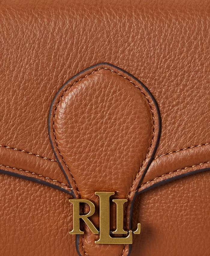 Bradley Small Pebbled Leather Crossbody Wallet