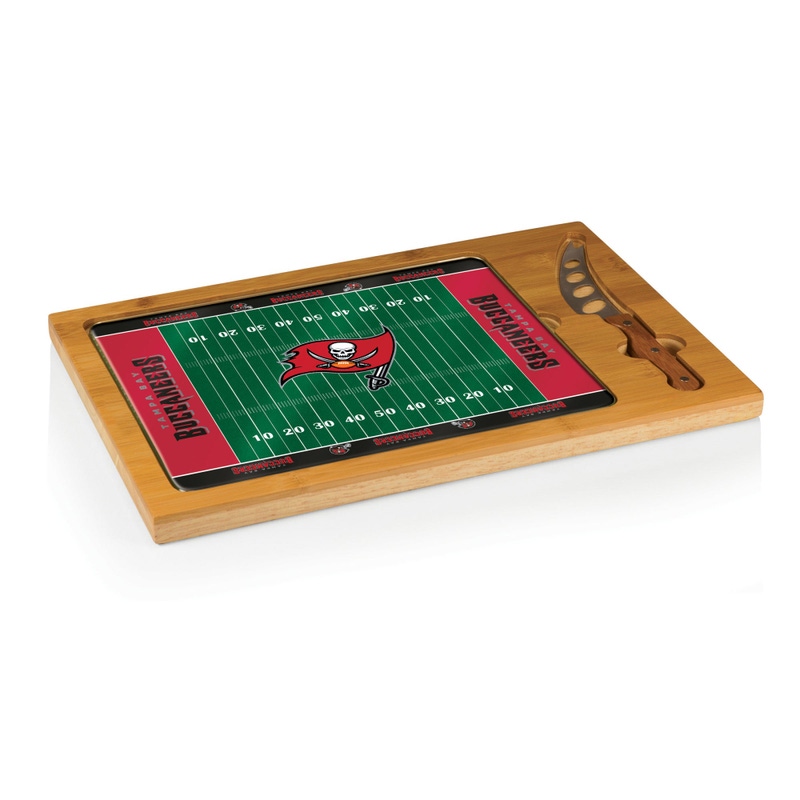 NFL Icon Glass Top Cutting Board & Knife Set