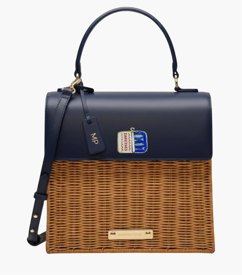 The Hand-Painted Wicker Luncher