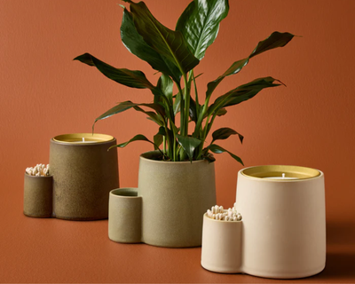 Ember Earth Candle + Planter