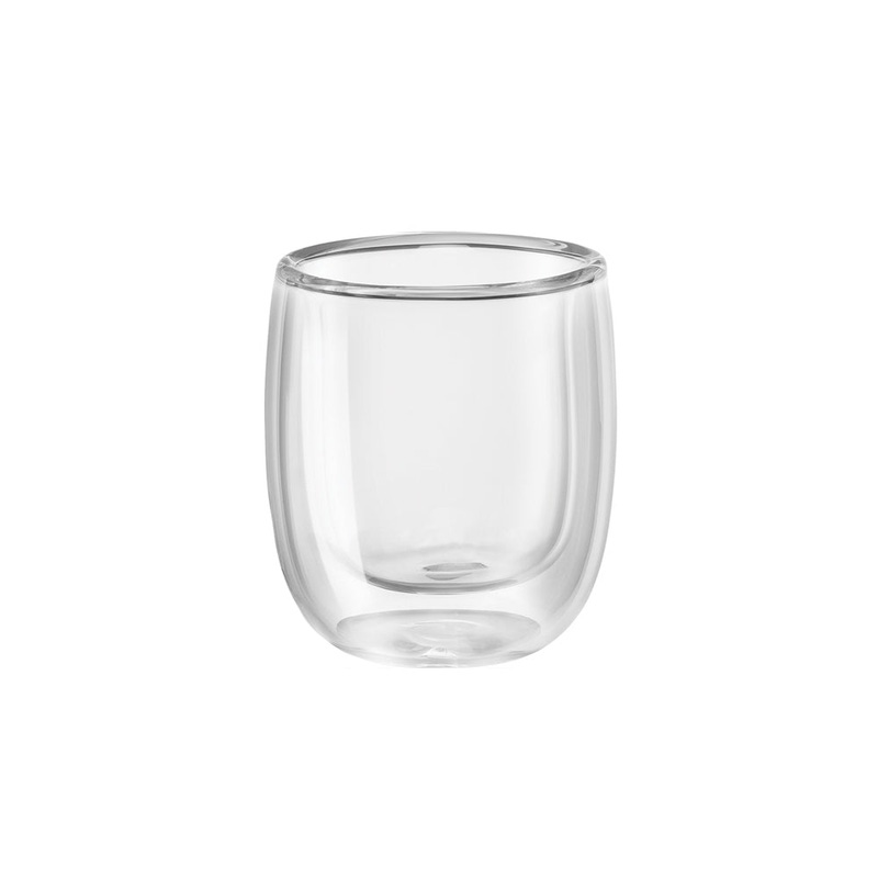Sorrento 2-Piece Double-Wall Glass Espresso Cup Set