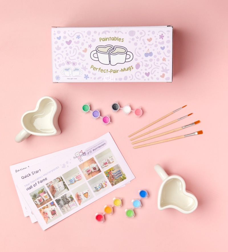 Perfect-Pair-Mugs Paintable Set