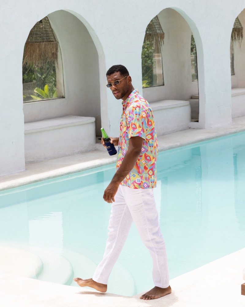 The Casa Blanca White Linen Vacation Pants