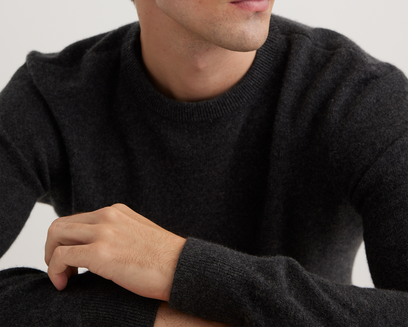 Mongolian Cashmere Crewneck Sweater