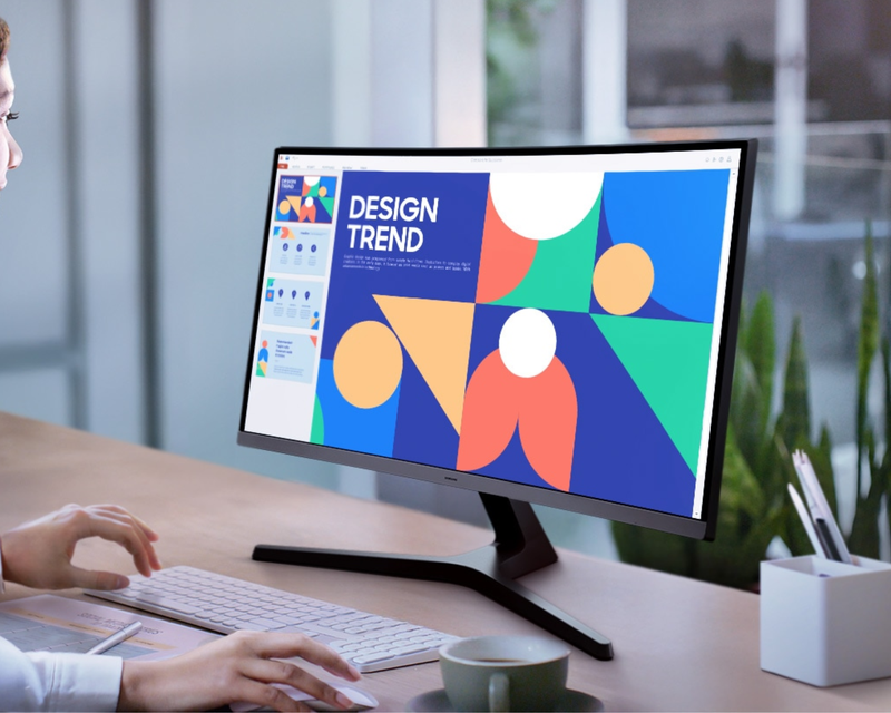 32" S39GD Series Curved Monitor with Built-in Speakers