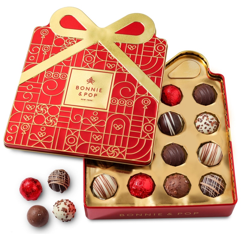 Belgium Chocolate Truffle Gift Tin