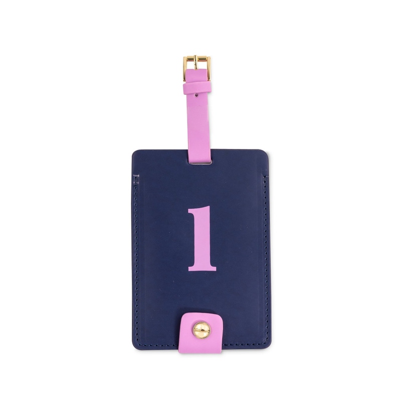 Just Mine Initial Luggage Tag