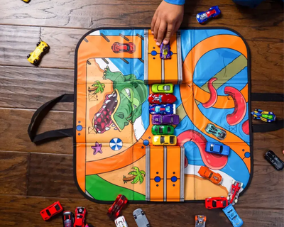 ZipBin Ramp It Up Storage Case & Racetrack Playmat