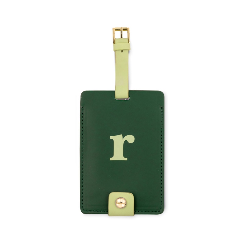 Just Mine Initial Luggage Tag