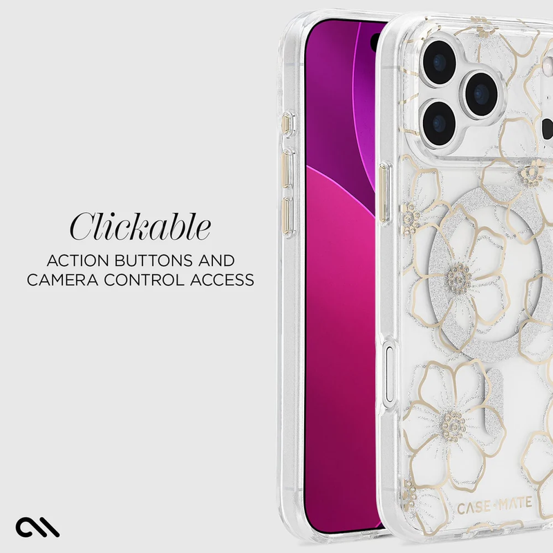 Floral Gems MagSafe iPhone Case