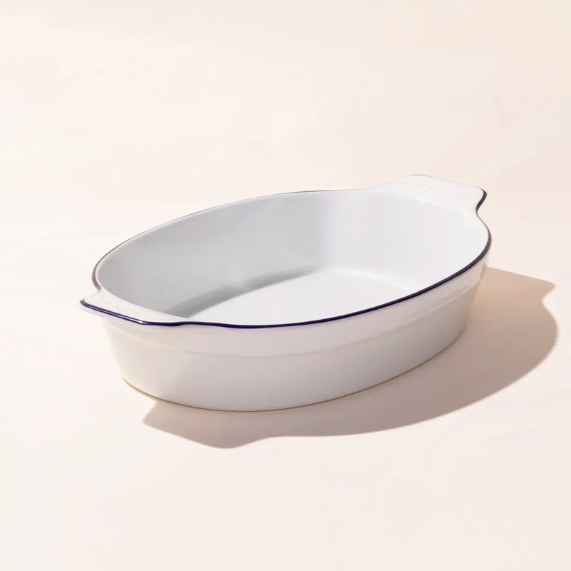 10"x6.6" Oval Gratin Baking Dish 