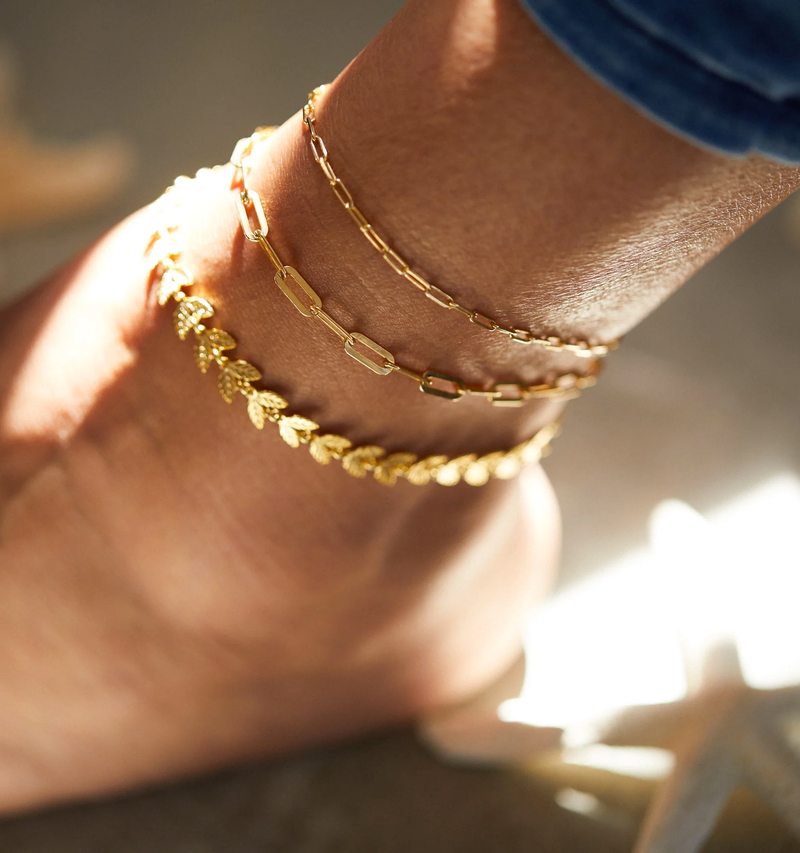 Square Link Anklet