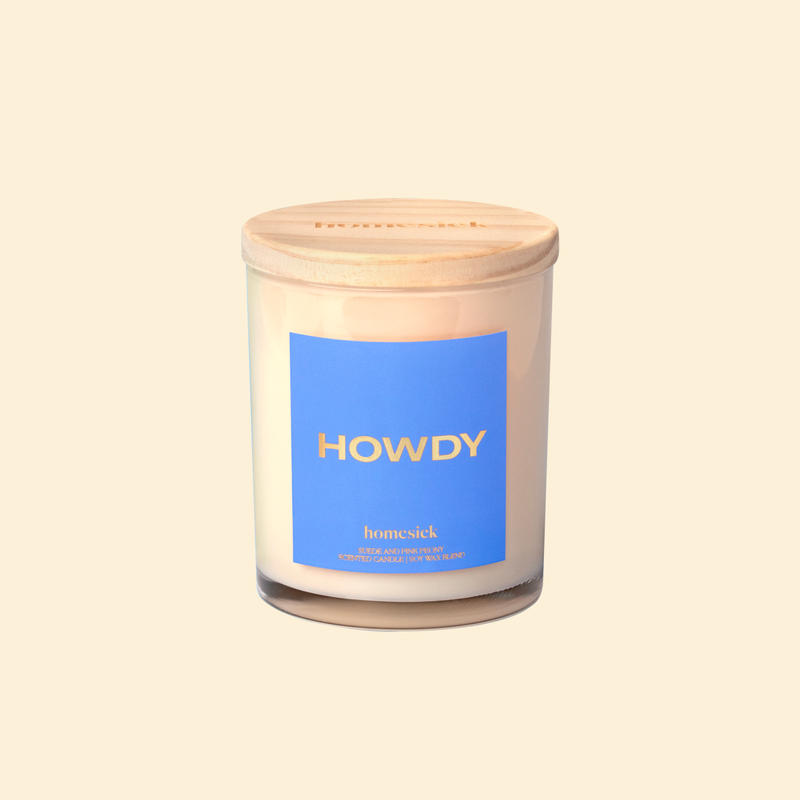 Howdy Candle, 7.5oz 