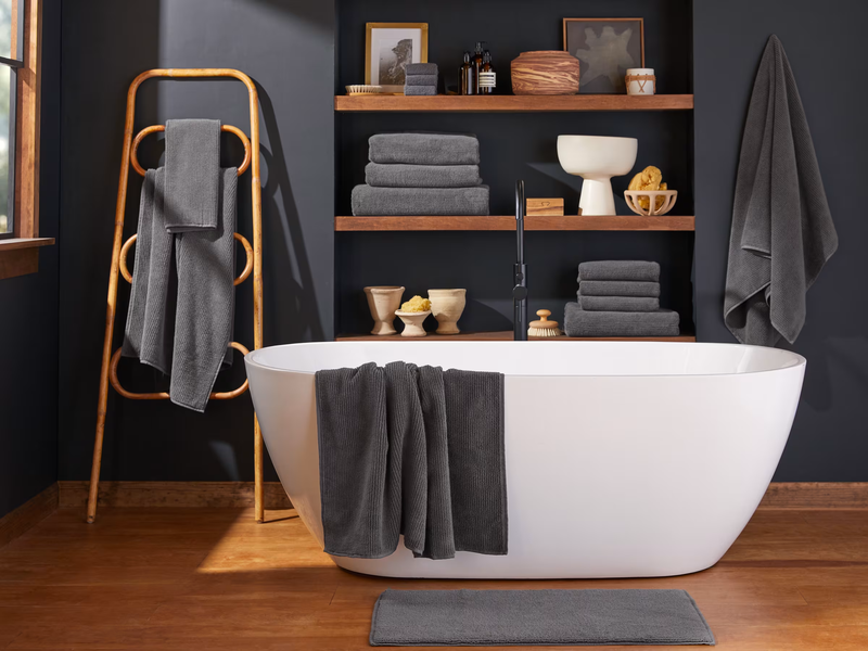 Soft Rib Bath Towel