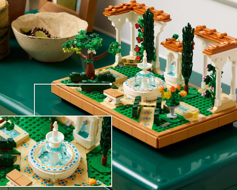 Icons Fountain Garden Building Set