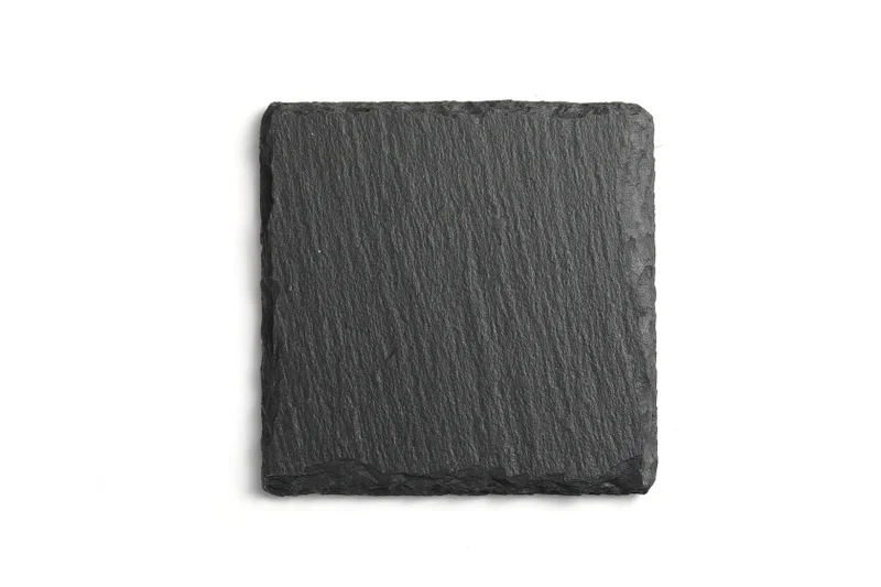 Slate Stone Drink Coasters, Set of Five