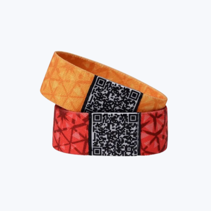 Branded Smart NFC Digital Business Fabric Wristband