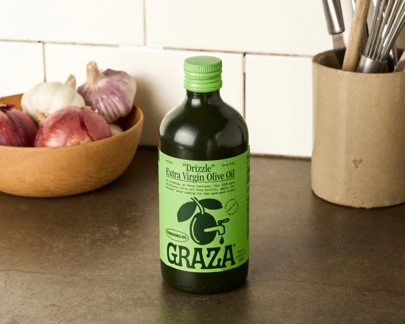 Drizzle Extra Virgin Olive Oil, Glass Bottle
