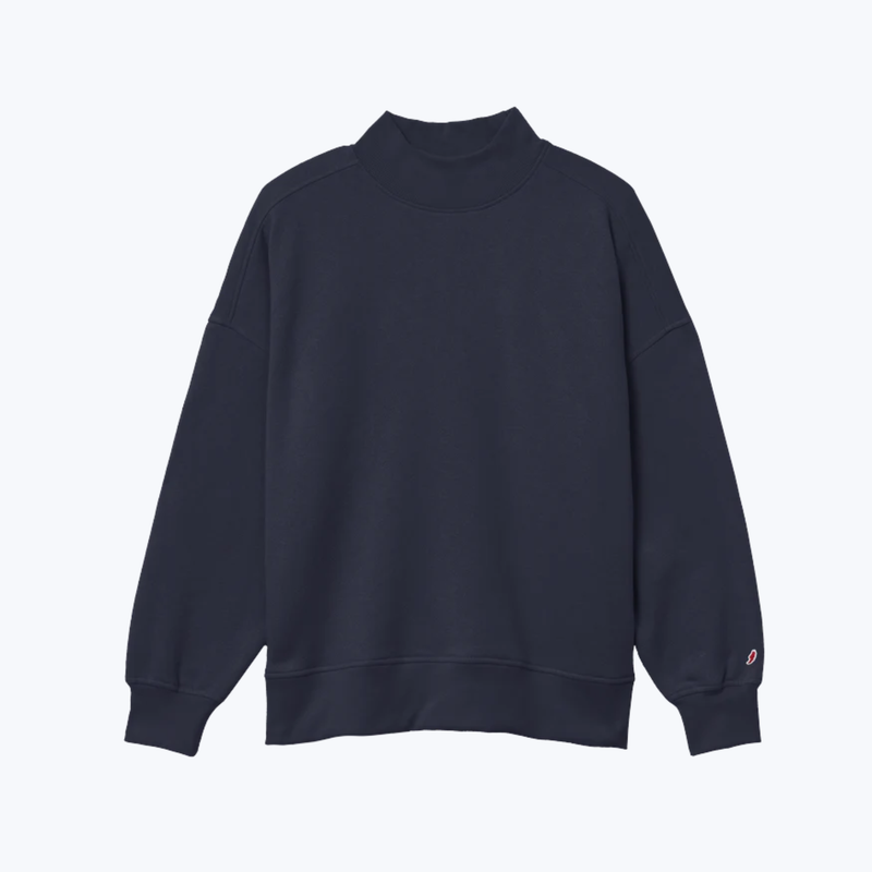 Branded Diana Mock Neck Sweatshirt