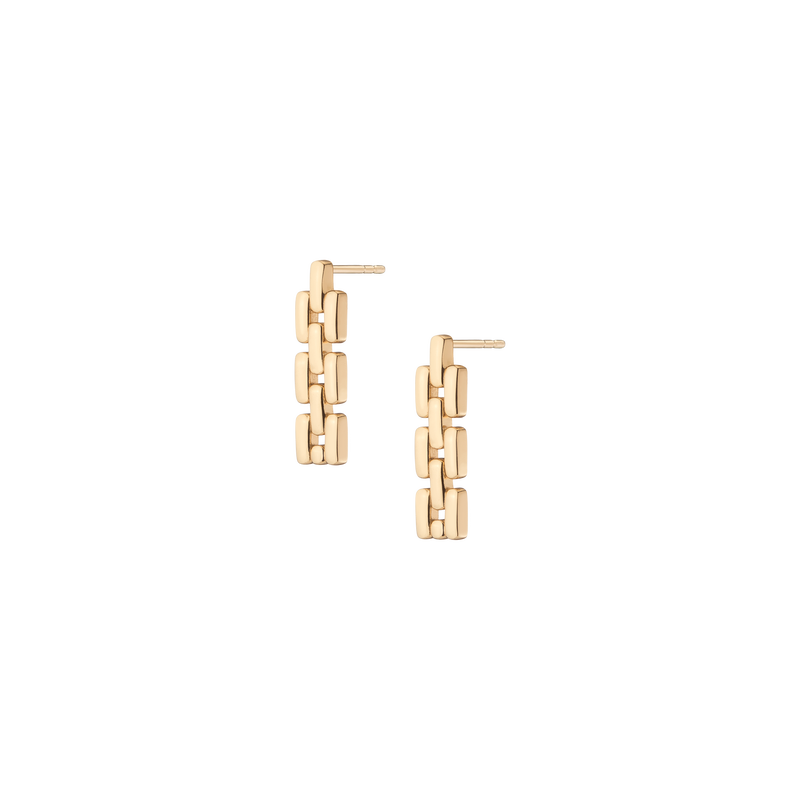 Panther Chain Link Earrings