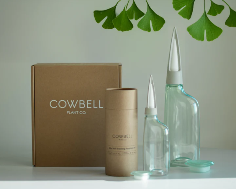 Cowbell Self-Watering 2-Piece Plant Care Gift Set
