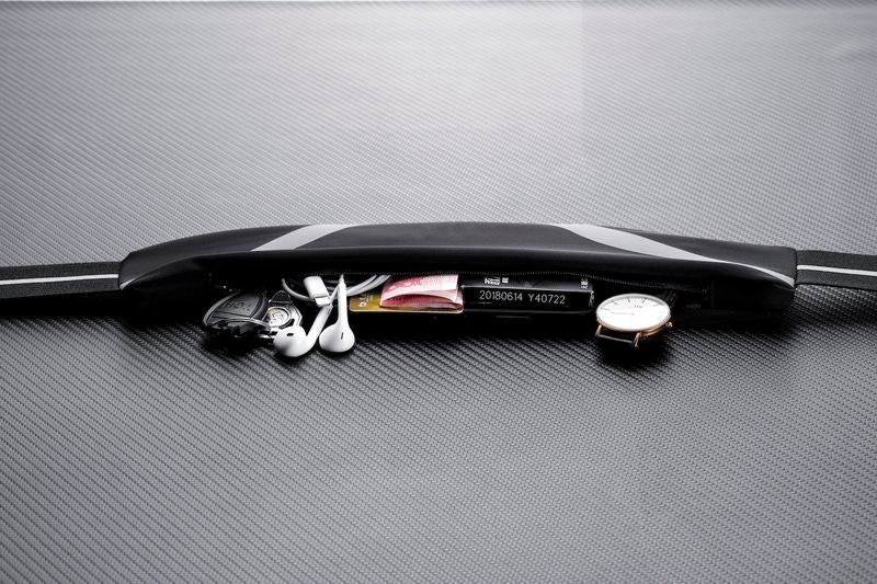 Water-Resistant Sport Running Belt with Reflective Strip