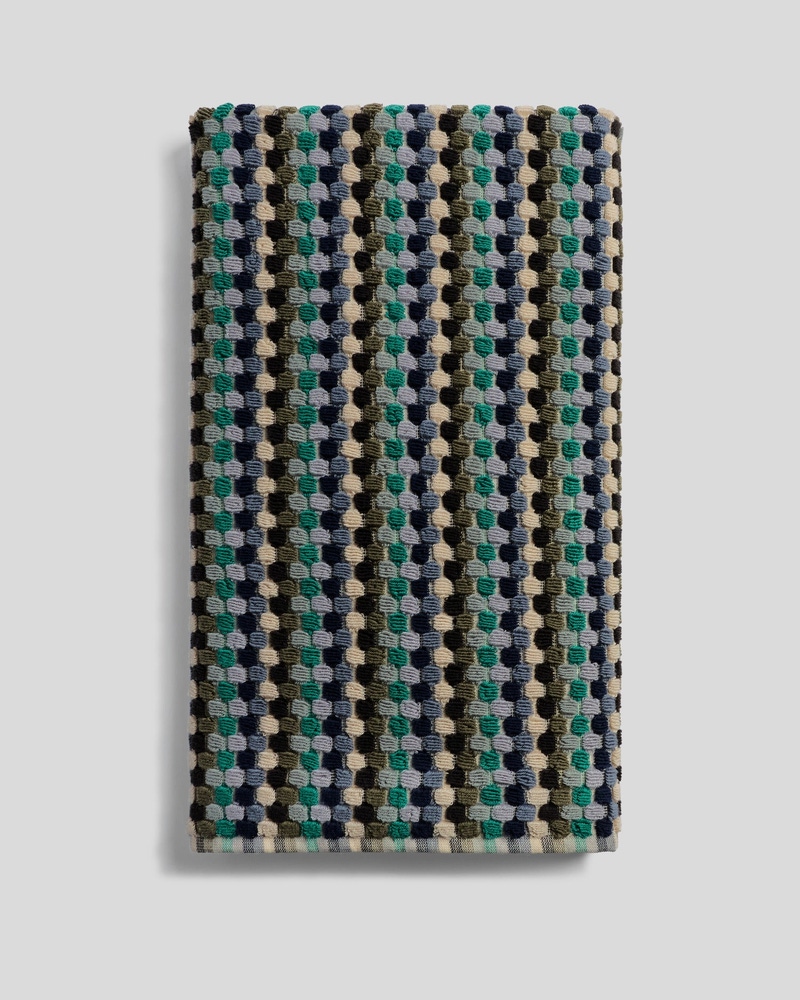 Organic Cotton Mosaic Bath Towel