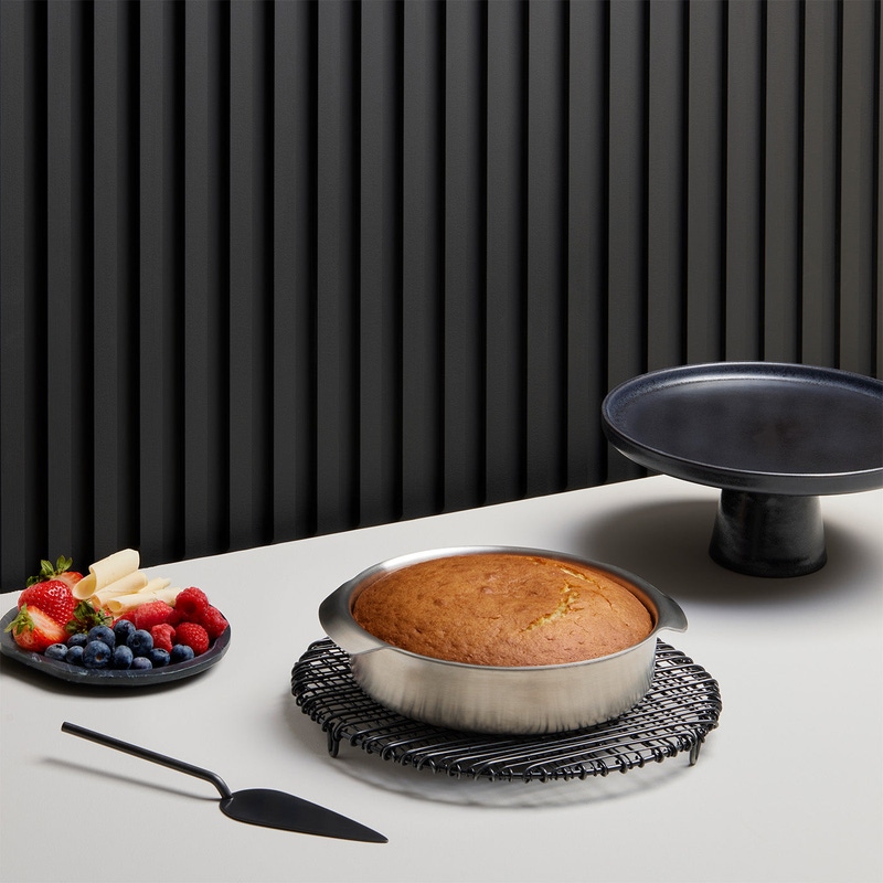 8-Inch Round Stainless Steel Pan