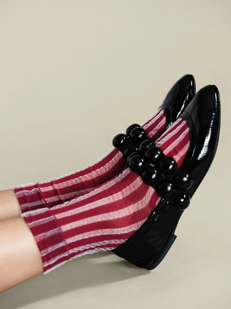 Women's Mykonos Sheer Short Crew Sock
