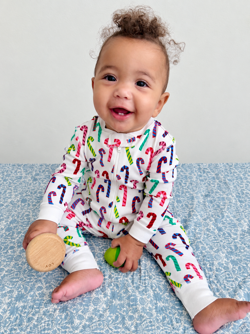 Candy Cane Zip Sleeper