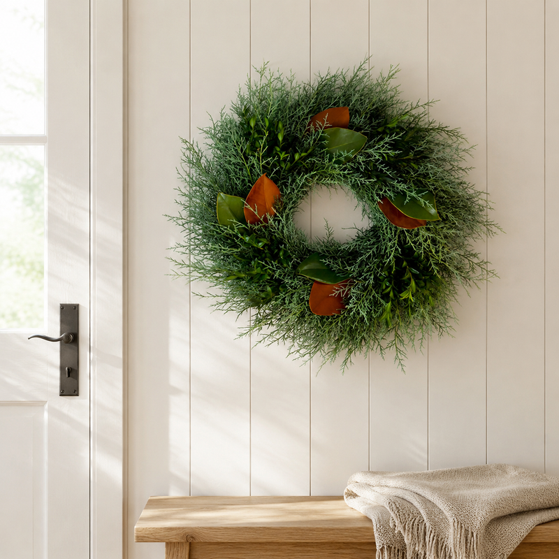 Pre-Order The Merry Fresh Holiday Wreath (22")