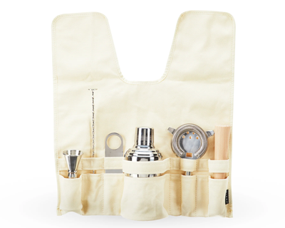 7-Piece Stainless Steel Travel Barware Set