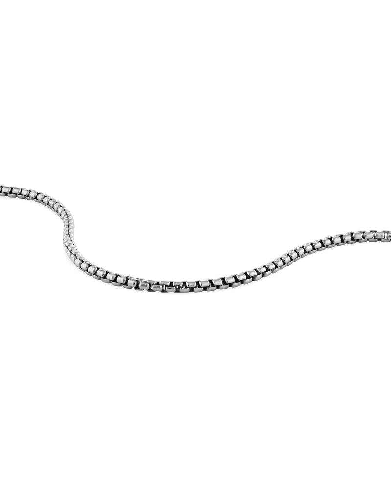 Sterling Silver Box Chain Bracelet