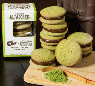 Gluten-Free Matcha Alfajores