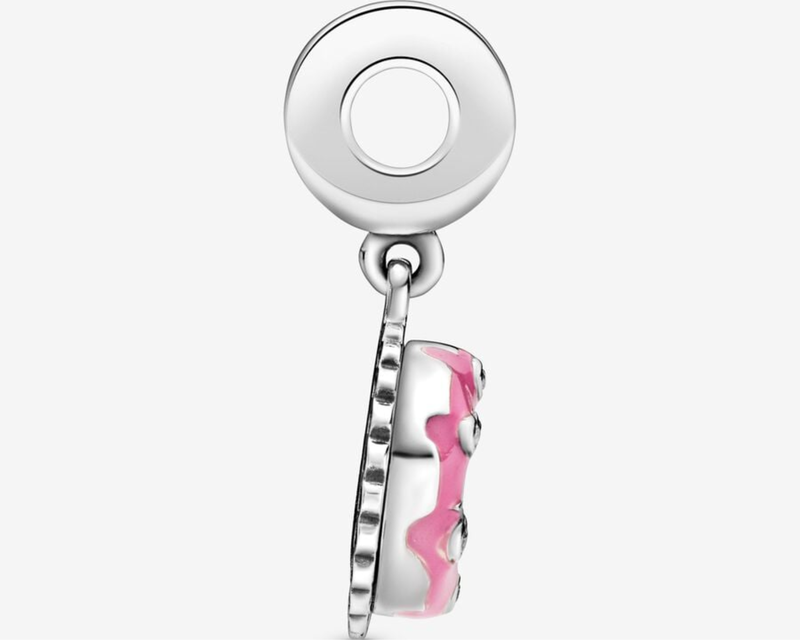 Pink Birthday Cake Dangle Charm