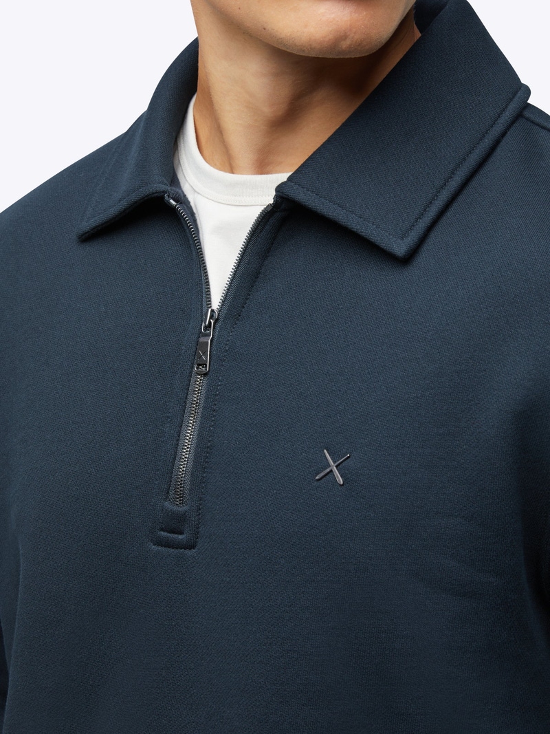 Men's Divine Fleece Q-Zip, Obsidian