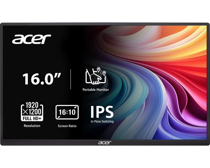 Acer PM161W 16.0" WUXGA 60Hz FreeSync Compatible IPS Portable Monitor