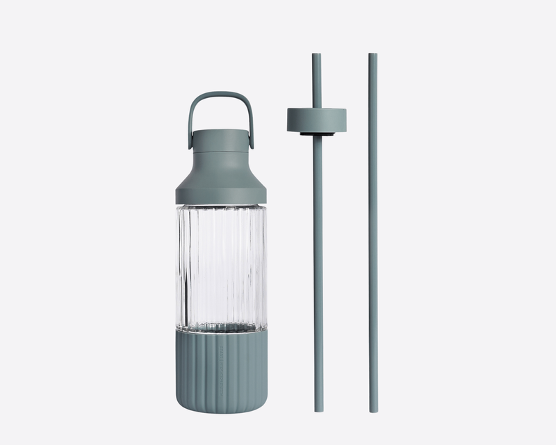 Beast Health™ Dual Cap Glass Hydration Bottle