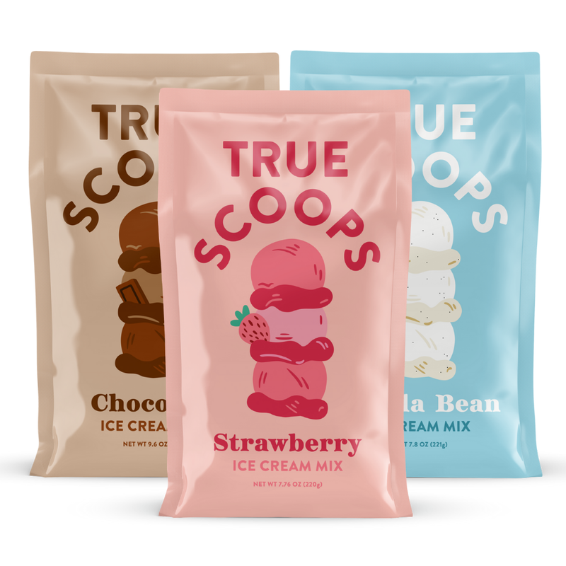True Scoops 1 Pack of Ice Cream Mix, Recipient's Choice Goody