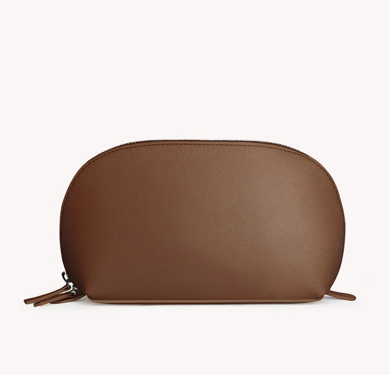 Vegan Leather Large Domed Pouch