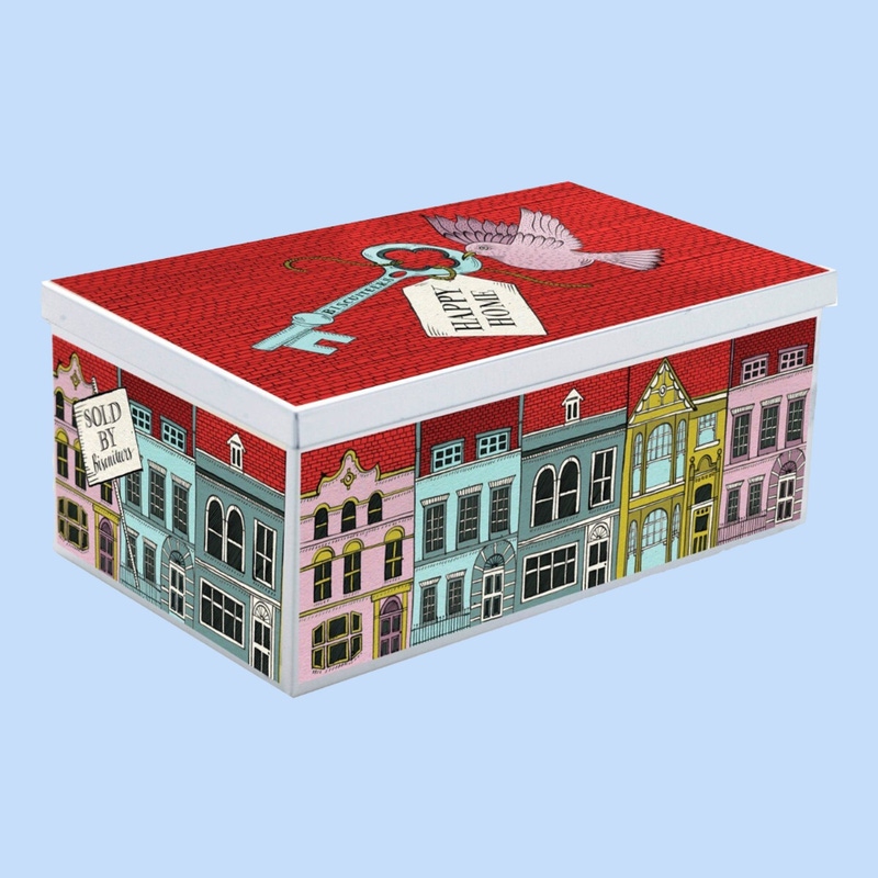 New Home Biscuit Tin