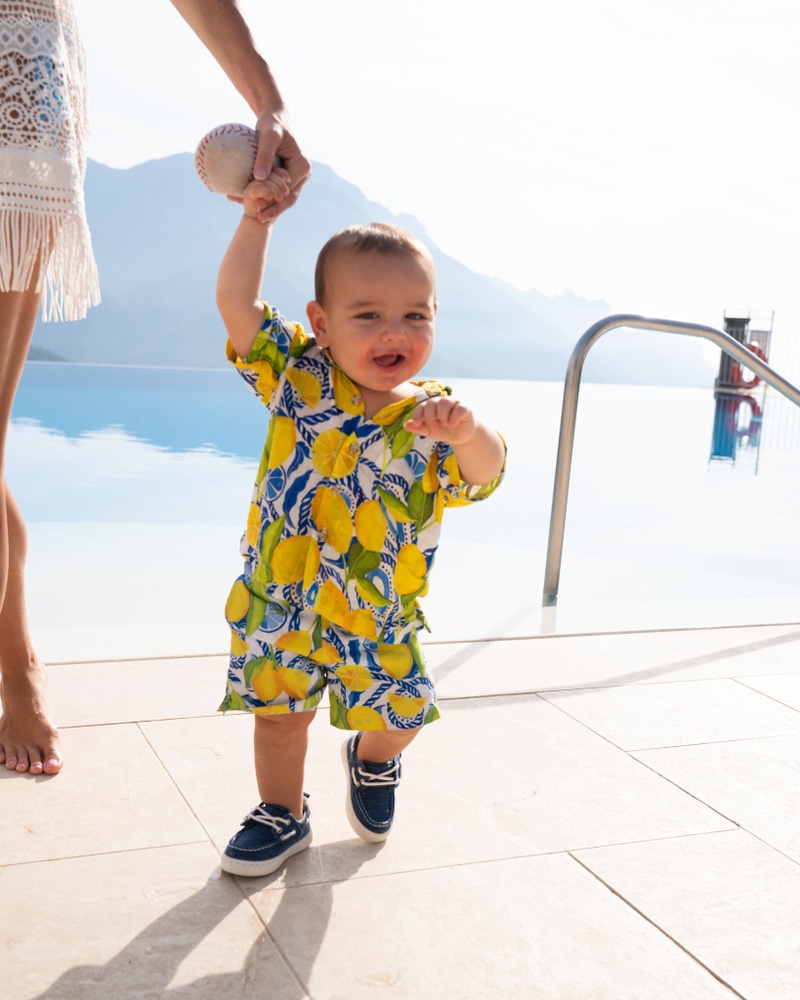 The Little Bossitano Boys Hawaiian Shirt