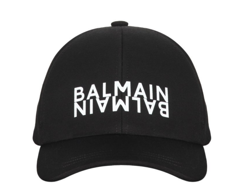 Balmain Double Logo Cotton Hat