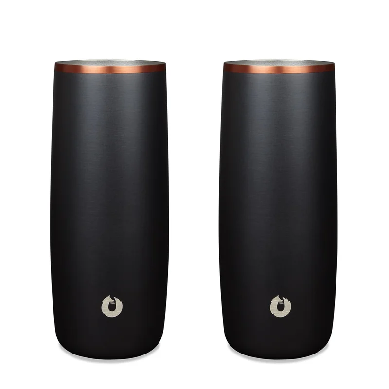 Stainless Steel Highball Cocktail Glass Set, Set of 2